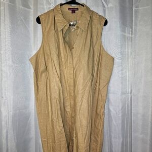 Plus Size Sleeveless Tunic